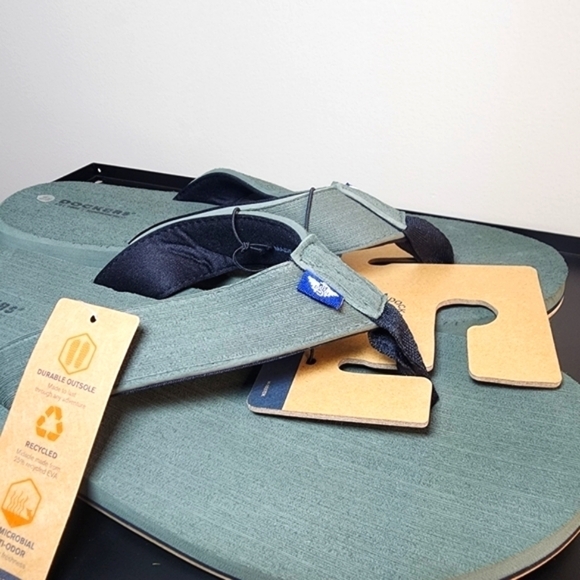 DOCKERS Men's Premium Flip Flop Sandals Size XL 12-13 - Picture 10 of 11